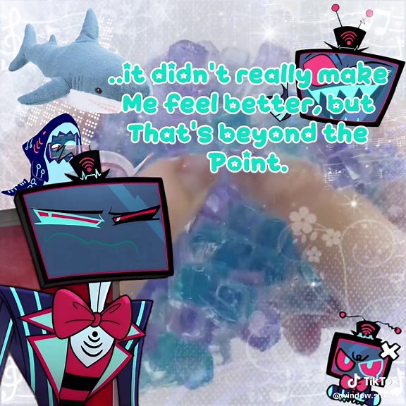 Idk why i made this, i just kept thinking about how he told me that, and how everyone is beautiful in their own ways. I don't really know where i was going with this video, just a jumble of yapping out together out of context, but I guess that is what a rant is, no..? || #fyp #voxhazbinhotel #rant