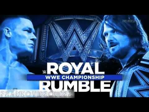 WWE ROYAL RUMBLE 2017 FULL MATCH CARD(PRUEBA #1)
