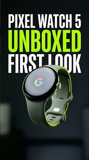 The NEW Google Pixel Watch 5 Is FINALLY Here! 🔥 #Shorts