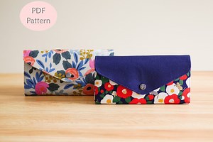 Amelia Envelope Wallet Sewing Pattern: Women's Wallet (digital Download) - Etsy