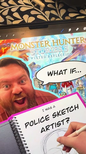 Police Sketch Artist Challenge: Monster Hunter Stories 3