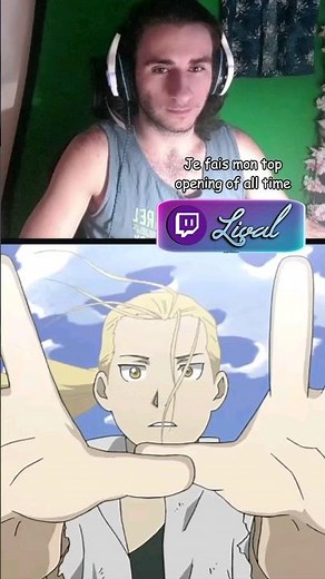 Je classe l'op1 de FMA Brotherhood #fma #top #opening #anime #waifu #twitchclips #twitch