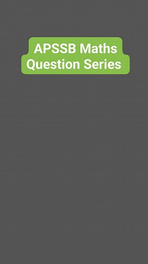 APSSB Maths Question Series Part 5 | APSSB MTS Constable Stenographer Maths | #APSSBExam #appsc #APPSCCE #APSSB | Northeast PSC