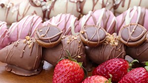 Delicious Chocolate Covered Strawberries and Sweets