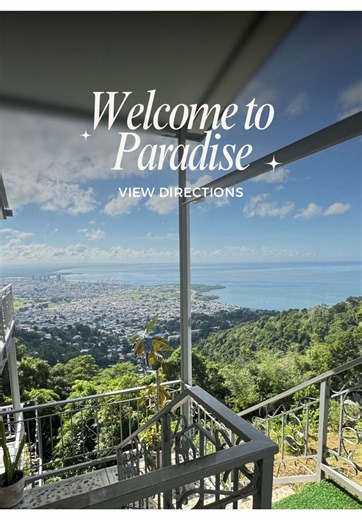 A hidden gem above the city 🌄 The view, the breeze, the serenity… totally worth the drive. Safe Havyn, Fort George ✨ #safehavyn #fortgeorge #portofspainviews