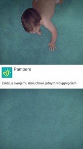414K views · 340 reactions | Załóż je swojemu maluchowi jednym wciągnięciem. | Pampers | Facebook