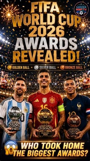 🏆 Rodri Wins Golden Ball 2026! Best Player of FIFA World Cup 🔥 | Award Ceremony & Highlights⚽