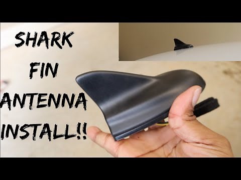 SHARK FIN ANTENNA INSTALL!!! LONG AWAITED....