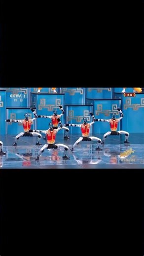 Robots doing kungfu at Chinese New Year Performance