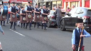 Drumlough Highland Pipe Band @ Pride of the Hill Flute Band Parade 2023 | Marching Band Videos