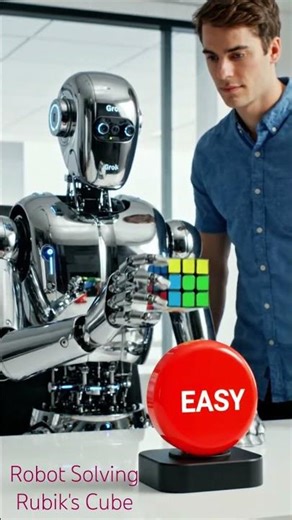 #kids #learning #Robot Solving Rubik's Cube