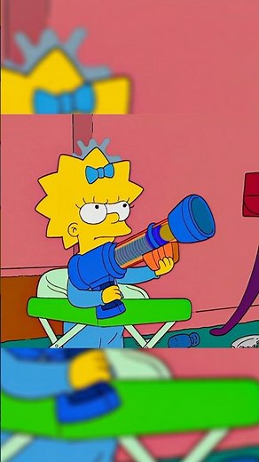 Maggie is angry! The Simpsons 😭