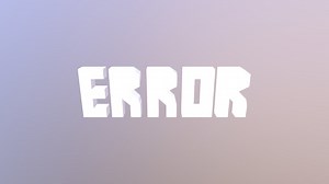ERROR - 3D model by Denzz