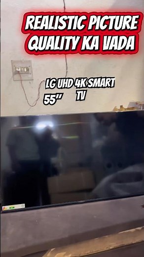 LG 55" UHD 4K smart Tv Unboxing and full review✅