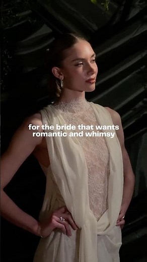 wedding dresses for the whimsical bride from Katherine Tash's "Chrysalis" 🦋 | bridal fashion week