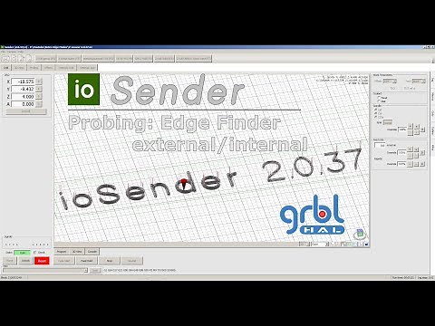 Tutorial: Edge Finder, internal/external with ioSender 2.0.37 and grblHAL
