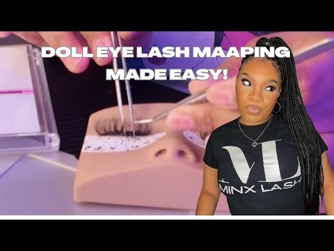Lash Mapping For Eyelash Extensions Made Simple | Doll Eye Lash Map