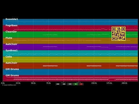 🎵 Curtain Falls - Blue (MIDI individual tracks) 🎹