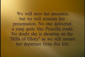 Priscilla McGruder Tribute