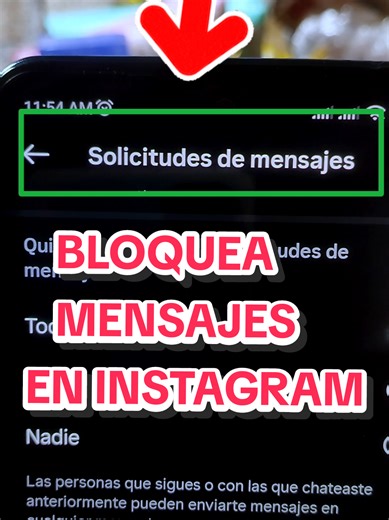 Cómo elegir quién puede enviarte solicitudes de mensajes en Instagram