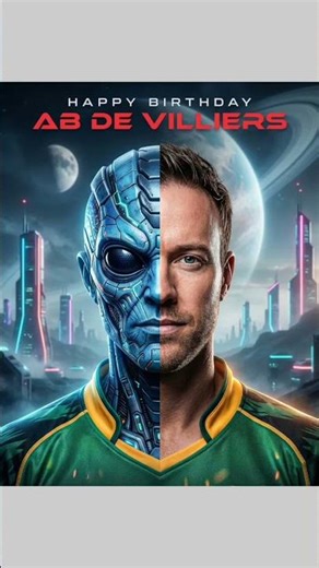 Happy Birthday to *Alien AB de Villiers* #abdevilliers #happybirthday #australia #southafrica #rcb