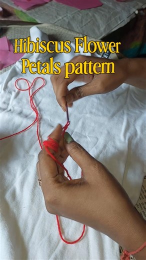 The Trendy Hibiscus Flower /crochet pattern #shorts #ytshorts #crochet #knitting #crochetshorts