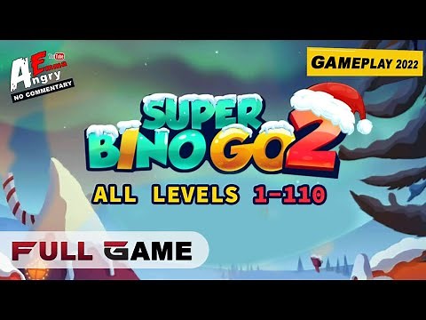 Super Bino Go 2 - FULL GAME (all levels 1-110) Android Gameplay 2022