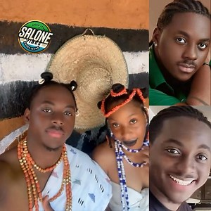 This time, our Nollywood actor, Peter AA Komba, is on set for a village-themed movie. | Salone Vibes