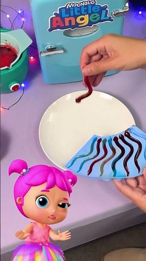 Idée glace à l'eau pour enfants 🍧 #littleangelfrançais #bébélouis #bonbons #activité