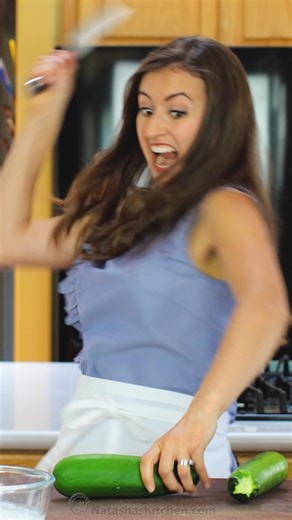 This zucchini potato bake is creamy and cheesy with a sauce that tastes like garlic Alfredo. With simple ingredients, it comes together quickly and tastes so good! 🤤RECIPE: https://natashaskitchen.com/zucchini-potato-bake-recipe/ #zucchinirecipes | NatashasKitchen.com