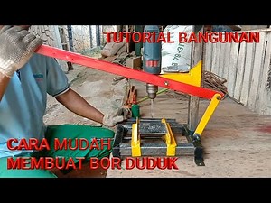 TUTORIAL BANGUNAN//CARA MUDAH MEMBUAT BOR DUDUK