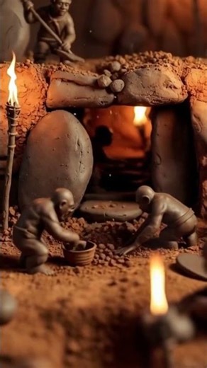Ancient Underground City Built by Clay People | Cute 3D Claymation Cinematic