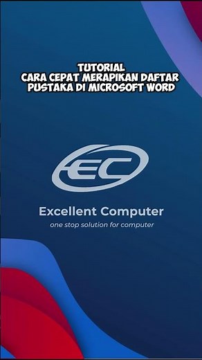 Cara cepat merapikan daftar pustaka di Ms Word