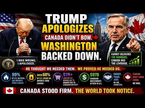Trump Bows and Apologizes to Canada — What Forced Washington to Suddenly Change Its Tone?