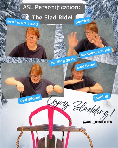 Trix Bruce | Personification Practice: The Sled Ride! Let’s bring objects to life! For this fun activity, choose an object—like a sled—and imagine it... | Instagram