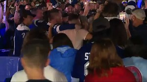 Tampa Bay Lightning fans celebrate Stanley Cup win