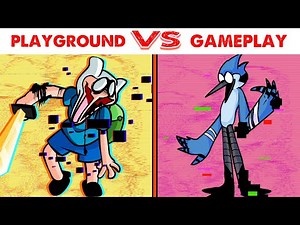 FNF Character Test | Gameplay VS Playground | Finn, Modercai, Steven, Spinel