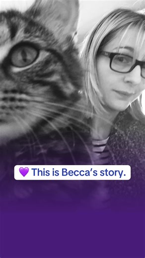 Meet Becca. 💜 She shares her journey with PoTS to help others feel less alone. Read her full story: https://www.potsuk.org/stories/becca/ or link to PoTS Stories in bio. #PoTS #ChronicIllness #YouAreNotAlone #InvisibleIllness #FYP