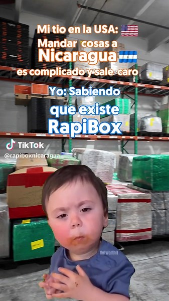 😁 Ya no hay excusa, con RapiBox envías; fácil, rápido y al mejor precio 💲 #usa #nicaragua🇳🇮