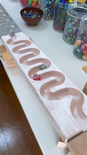 Marble Run Race ☆ Long, winding course Rolling balls