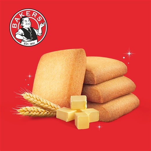 3.2K views · 506 reactions | Did you know that South Africa’s best-loved shortbread, Eet-Sum-Mor, was named by the Bakersman himself? Made with butter and the goodness of golden wheat, you only have to try one to realise they really do live up to their name. | Bakers Biscuits | Facebook