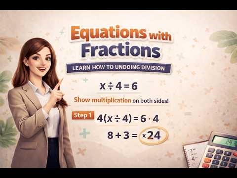 EQUATIONS WITH FRACTIONS