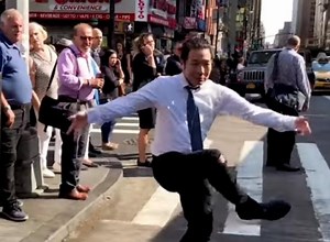 YouTube sensation Q Park’s impromptu dance videos will get you ROFL-ing, New Yorkers give him strange looks