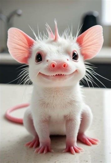 The Cutest Smiling Axolotl Ever! 😍