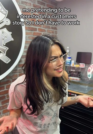 sometimes they just be yapping hella long #tattoos #piercing #work #coworkers #la