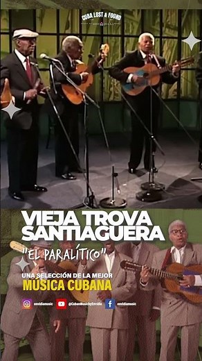 ⭐ Vieja Trova Santiaguera – “El Paralítico” 👨‍🦯‍➡️👨🏻‍🦯‍➡️#musicacubana #cubanmusic #vintagemusic