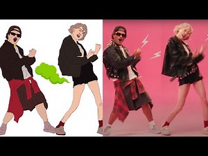 Apt Song | ROSÉ & Bruno Mars | Rose apt | Drawing meme | Funny video