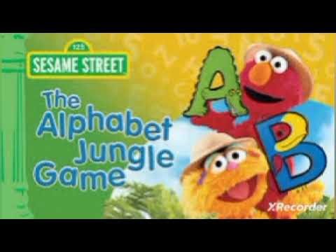 Sesame Street The Alphabet Jungle Game DVD Menu