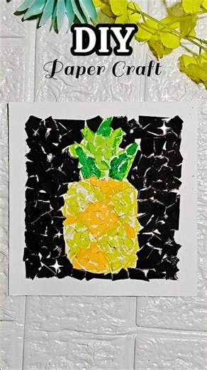 DIY Texture Art Background✨ Easy Wall Art Idea #diy #craft #shorts