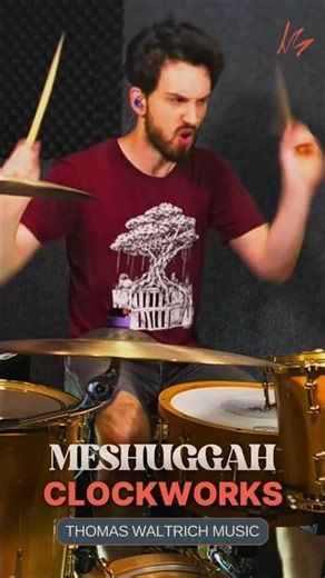 #clockworks #meshuggah #drumcover